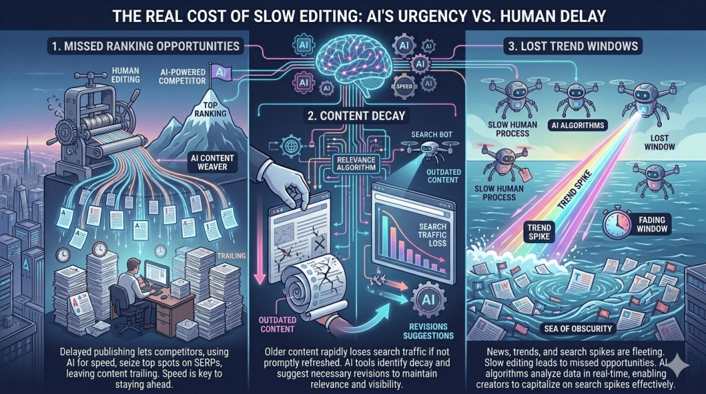 Real cost of slow editing - an infographic
