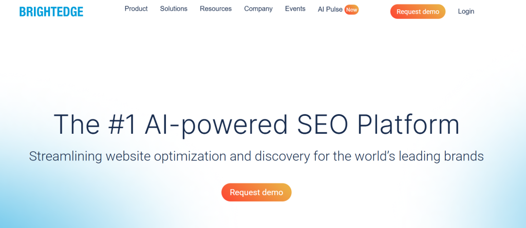 BrightEdge home page