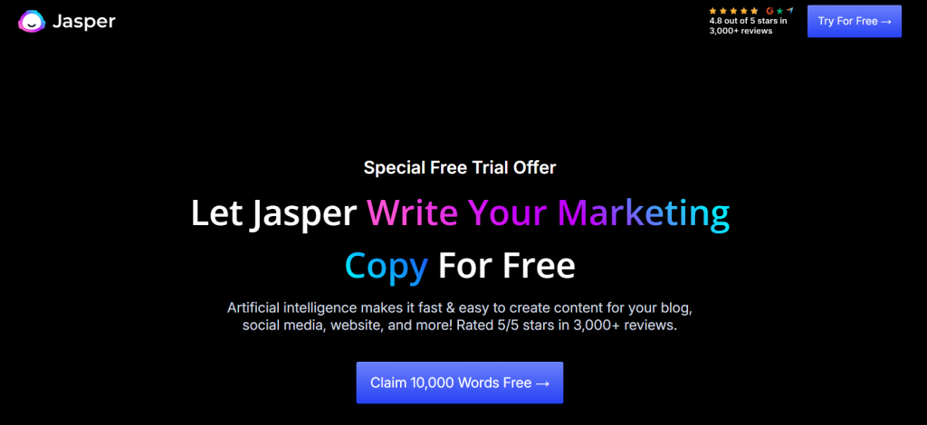 Jasper content refresh tool home page