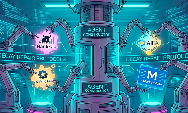 AI agents for content decay automation