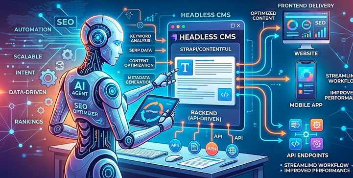 How to Sync AI SEO Agents with Headless CMS ? (Strapi and Contentful)
