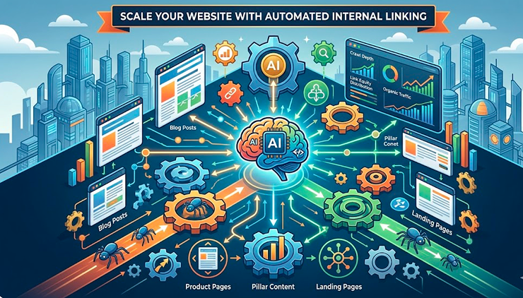 Automated Internal Linking for SEO: Enterprise Guide