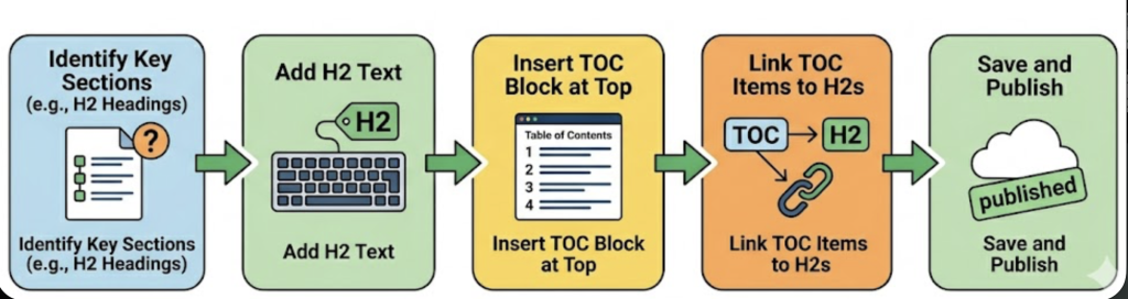 Step-by-Step: Adding Jump Links to Existing Content