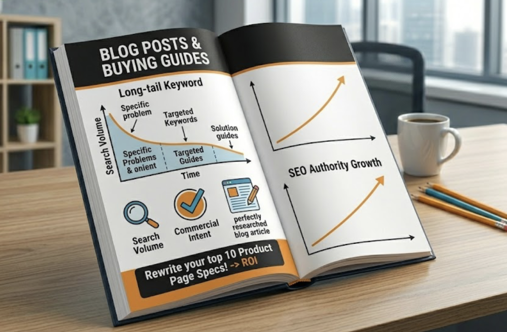 blog posts and buying guides